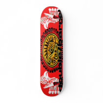 double/barrel Aztek deck Skate Board Deck