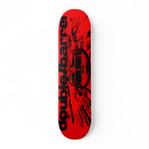 double/barrel "death chopper" deck custom skateboard
