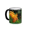 Double Blossom Orange Lily Mug
