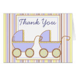 Double Carriage - Thank You Notecard