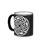 Double Celtic Rat Circle mugs