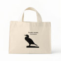 Double-crested Cormorant silhouette Bag