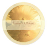 double daffodils spice jar labels