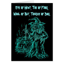 Double, Double, Toil and Trouble Greeting Cards