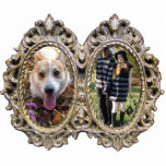 Double Elegant Frame Photo Sculpture photo sculptures