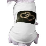 Double Entwined Love Hearts Pet Tee Shirt