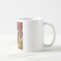 Double Fleur de Lis Mugs