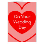 Double Heart Wedding Card
