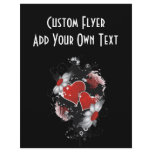 Double Hearts & Daisies - Original Colors Custom Flyer