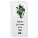 Double Hearts & Flowers - Green rack cards