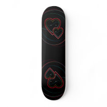 Double Hearts In Black