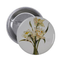 Double Narcissi Button