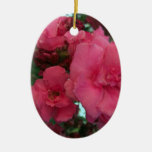 Double Oleander 4 Christmas Tree Ornaments