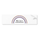 Double Rainbow bumper stickers