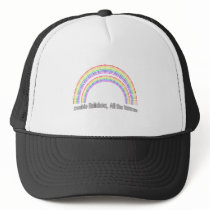 DOUBLE RAINBOW TRUCKER HATS