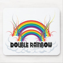 DOUBLE RAINBOW MOUSEMAT