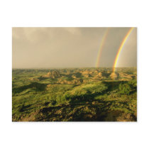 Double Rainbow over Painted Canyon in Theodore Post Cards