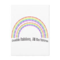 DOUBLE RAINBOW POSTCARD