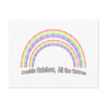 DOUBLE RAINBOW POST CARDS
