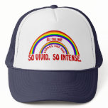 DOUBLE RAINBOW - SO VIVID  SO INTENSE hats