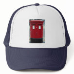 Double red letter boxes hat