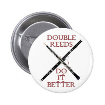 Double Reeds Pinback Button