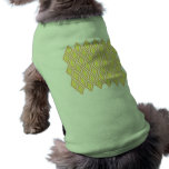 Double Retro Diamonds (Yellow) pet clothing