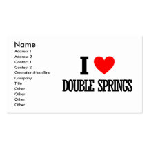 Double Springs, Alabama Business Cards