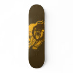 Double Tau Of The Lions Skateboard (gold)