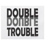 DOUBLE TROUBLE T-SHIRTS AND GIFTS flyers