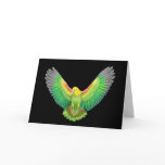 Double Yellow Headed Amazon Greeting Card