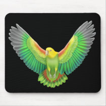 Double Yellow Headed Amazon Mousepad