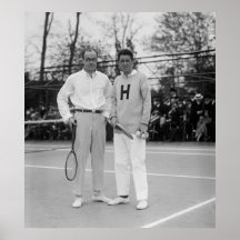 Doubles Tennis, 1923 Poster