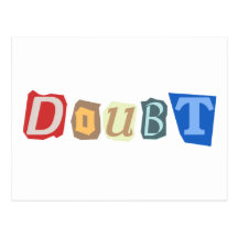 Doubt Postcard