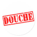 Douche stickers