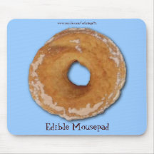 DOUGHNUT Funny Junk Food Edible Mousepad