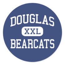 Douglas - Bearcats - High School - Douglas Wyoming Round Sticker