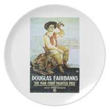 Douglas Fairbanks Man from Painted Post 1917 film Plates