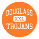 Douglass - Trojans - High - Oklahoma City Oklahoma stickers