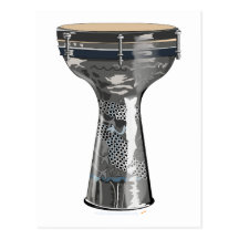 Doumbek Drum Postcard Darbuka Tombak Toubeleki