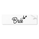 Dove & Bride Bumper Sticker