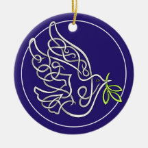 Dove Christmas Ornaments