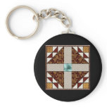 Dove in a Window Rust & Gold Keychains