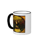 dove in stained glass mugs