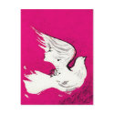 Dove of a Women ~ Postcard