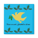 Dove of Peace Christmas Magnet