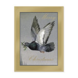 Dove of Peace Merry Christmas cards and mugs postcards