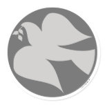 Dove of Peace Sign stickers
