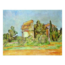Dovecot At Montbriant By Paul Cézanne Custom Invites