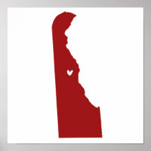 Dover, Delaware Love Print